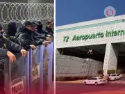 Taxistas protestan en AICM contra taxis digitales; alertan afectaciones viales