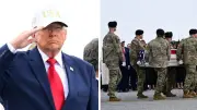 Trump encabeza ceremonia fúnebre por aviadores caídos en Irak durante Operación Furia Épica