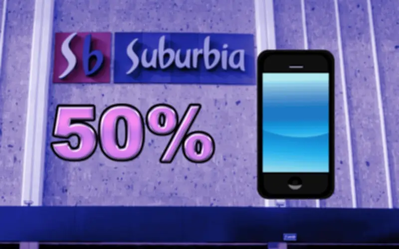5 celulares con 50% de descuento en Noches Suburbia 2026