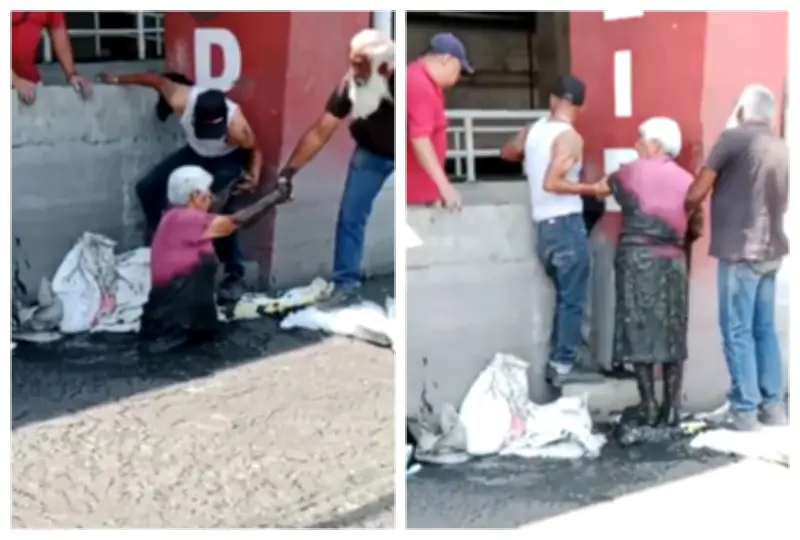 Adulto Mayor Atrapado en Coladera de Ecatepec: Rescatada por Civiles ante Ausencia de Autoridades