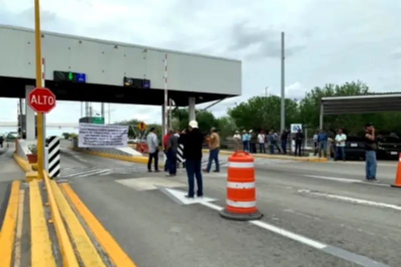 Agricultores de Tamaulipas mantienen protesta por segundo día consecutivo
