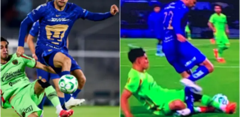 Alan Medina sufre escalofriante lesión en Pumas vs FC Juárez: Se perdería la Liguilla