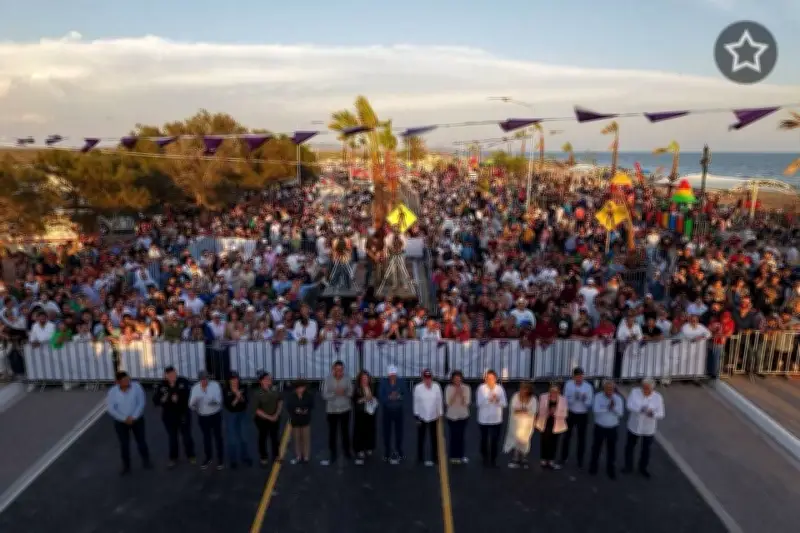 Alfonso Durazo Inaugura Malecón Turístico en Empalme, Sonora