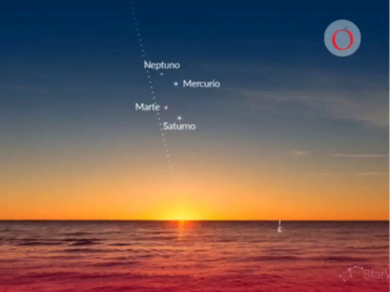 Alineación planetaria de abril 2026: Cuatro planetas visibles en el cielo mexicano