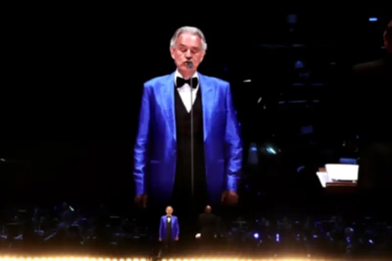 Andrea Bocelli deslumbra con concierto histórico en el Zócalo de la CDMX