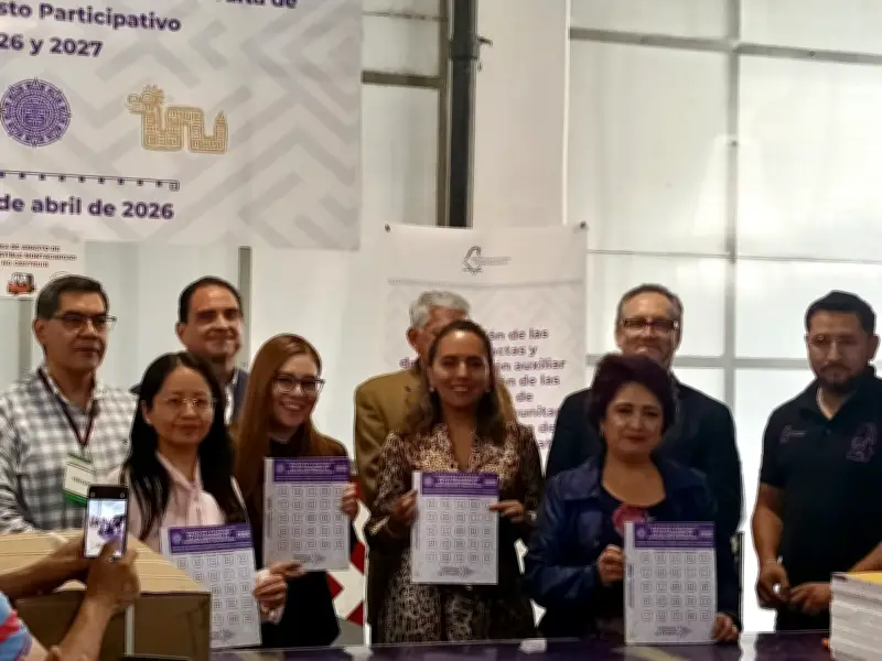 Arranca distribución masiva de boletas para participación ciudadana en CDMX