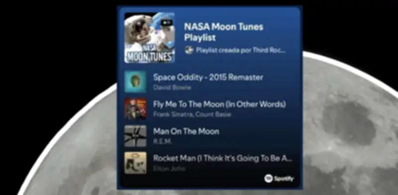 Artemis II: La Playlist Oficial de Spotify que Acompaña a los Astronautas a la Luna