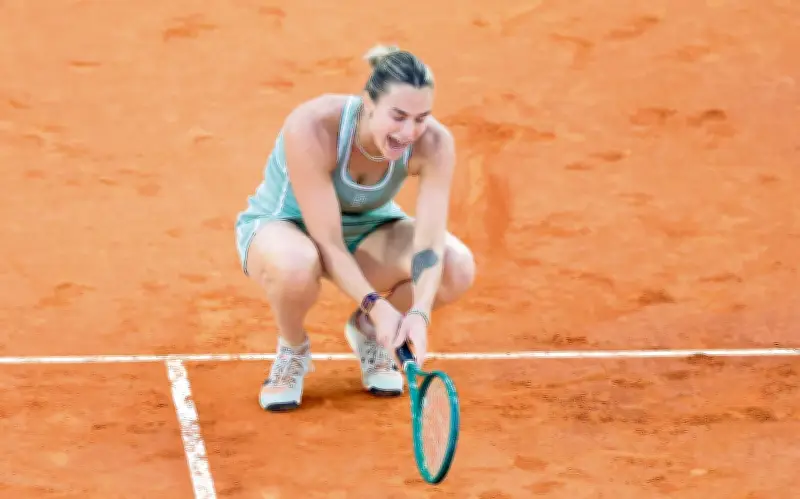 Aryna Sabalenka cae ante Hailey Baptiste en Madrid Open