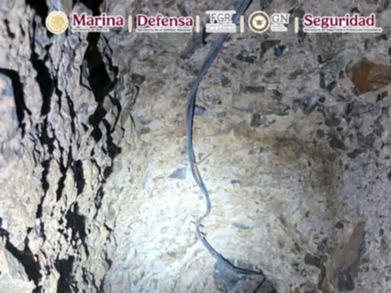 Autoridades desmantelan túnel de 79 metros en Nogales usado para tráfico de personas