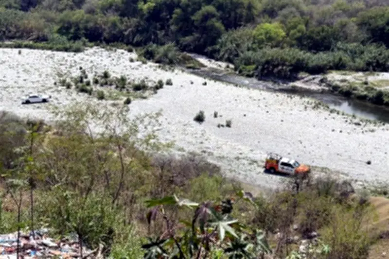 Autoridades investigan muerte de hombre hallado en el Río Santa Catarina en Nuevo León