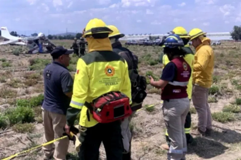 Avioneta se desploma en Puebla: Tres personas fallecen en trágico accidente aéreo