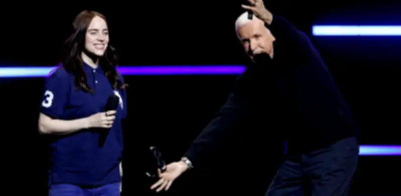 Billie Eilish y James Cameron revolucionan el cine con película 3D de su tour mundial