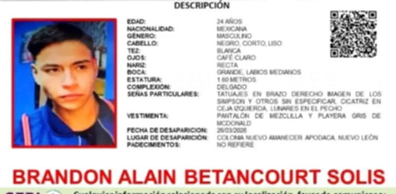 Buscan a Brandon, vendedor de hamburguesas desaparecido en Apodaca desde hace dos semanas