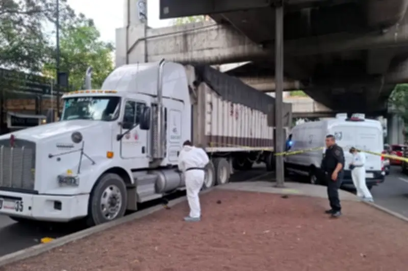 Camión del gobierno arrolla a vendedor ambulante en BJ