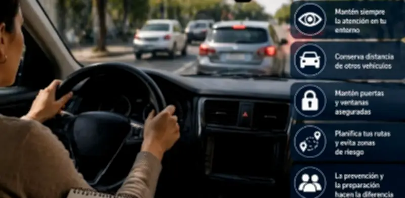 Capacitación en manejo defensivo: estrategias clave para prevenir asaltos vehiculares