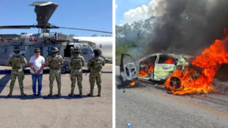 Captura del 'Jardinero' desata incendios y enfrentamientos en Nayarit