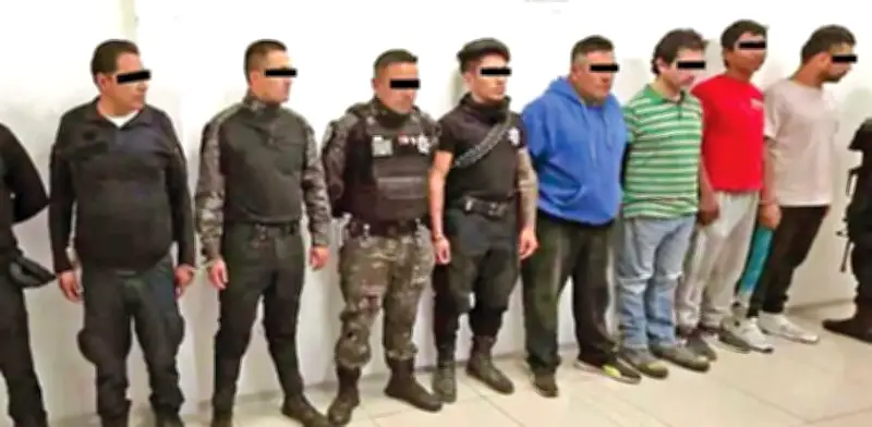 Capturan a banda de policías ladrones en Jilotzingo, Edomex