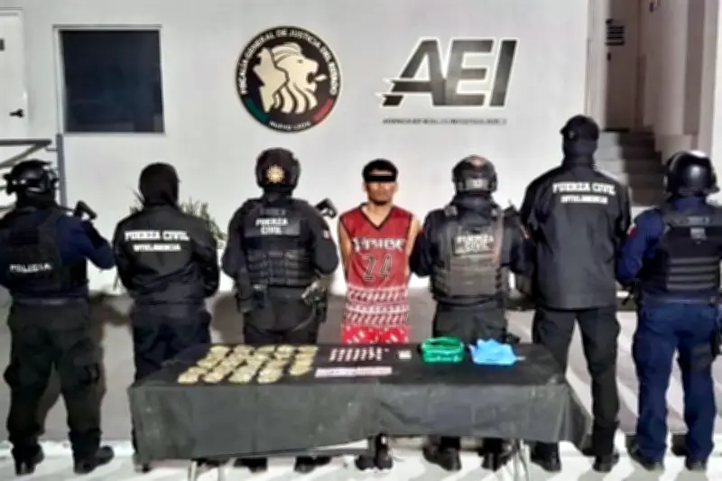 Capturan a sujeto que amenazó a hombre por rechazar drogas en Nuevo León