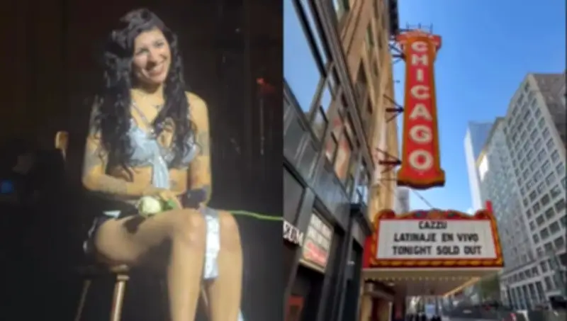Cazzu triunfa en Chicago con 'Con Otra' mientras Nodal enfrenta polémicas