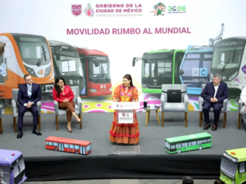 CDMX invierte 5,183 millones en movilidad eléctrica para el Mundial 2026