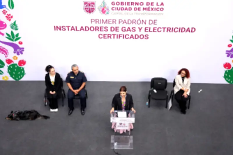 CDMX lanza padrón de instaladores certificados de gas y luz para prevenir incendios