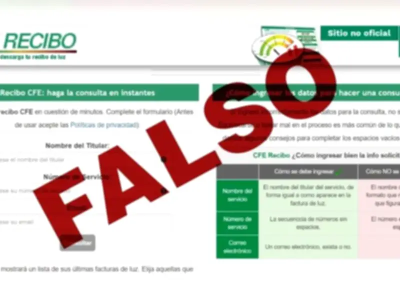 CFE alerta sobre fraudes con falsos trabajadores y amenazas de corte eléctrico