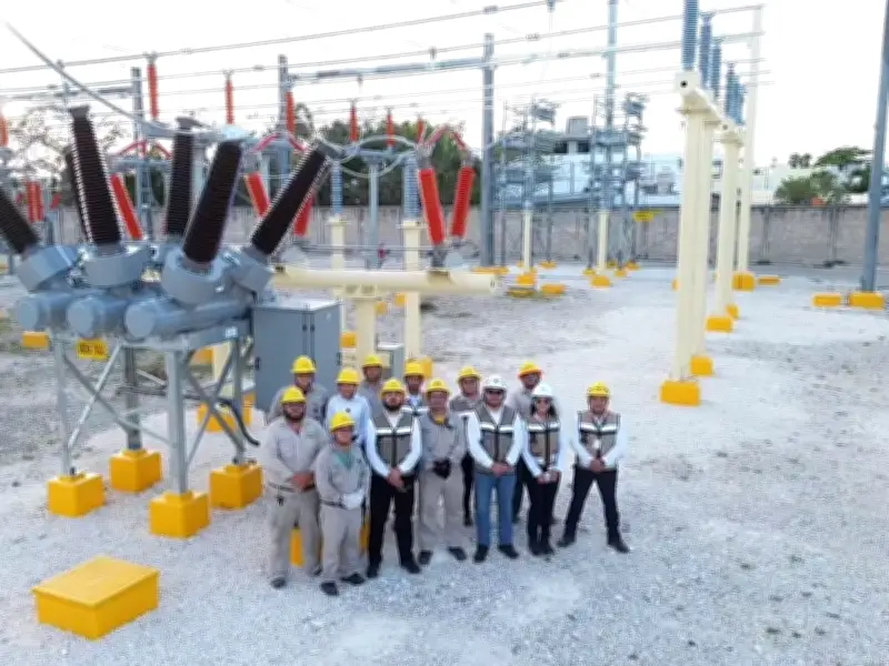CFE fortalece infraestructura eléctrica en la Península de Yucatán con nueva subestación