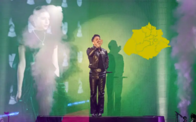 Christian Nodal se presenta en Palenque de Aguascalientes entre polémicas