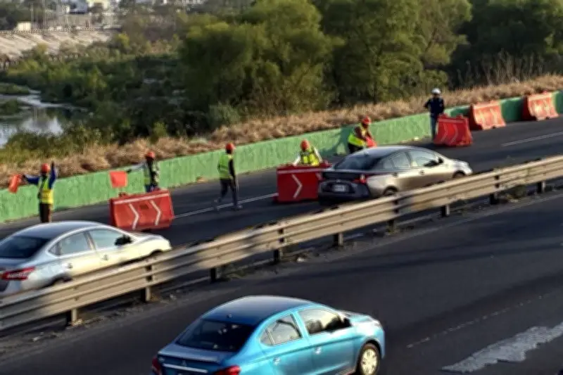 Cierran carriles expres en Constitución por obras de infraestructura vial