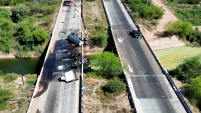 Cierran planta potabilizadora en Cajeme tras volcadura de pipa con químicos en Sonora