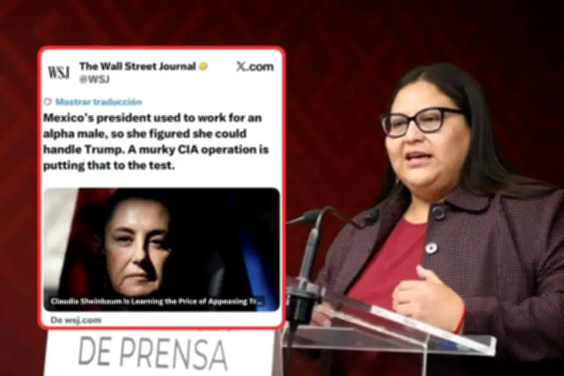Citlalli acusa a WSJ de misoginia por artículo sobre Sheinbaum