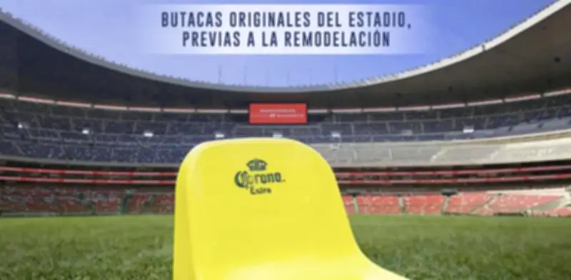 Club América vende butacas históricas del Estadio Azteca en promoción exclusiva