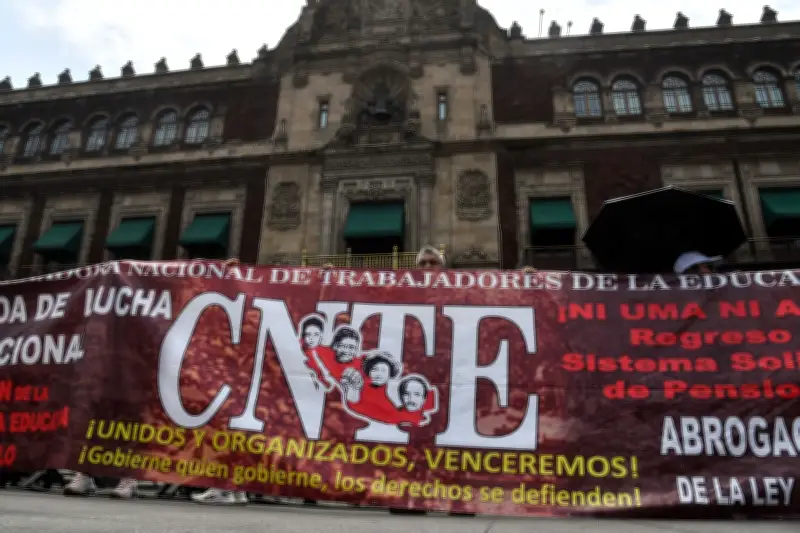 CNTE amenaza con huelga nacional indefinida durante el Mundial 2026