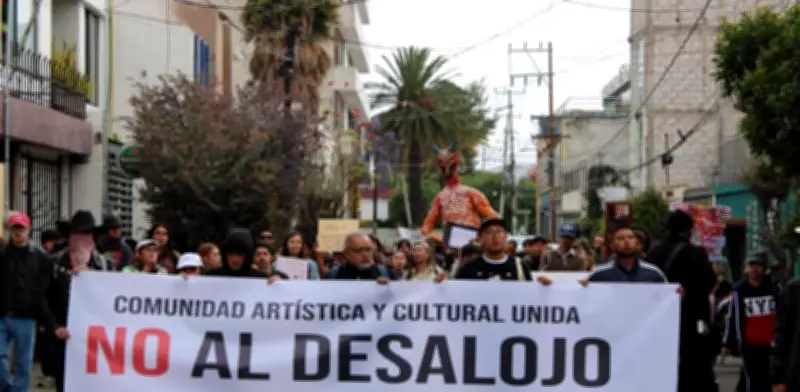 Comunidad Cultural de Pachuca Exige Detener el Desalojo de la Fundación Herrera Cabañas