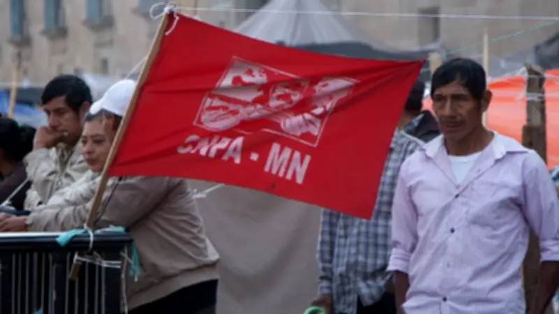 Coordinadora Nacional Plan de Ayala lidera movilizaciones en CDMX este 13 de abril