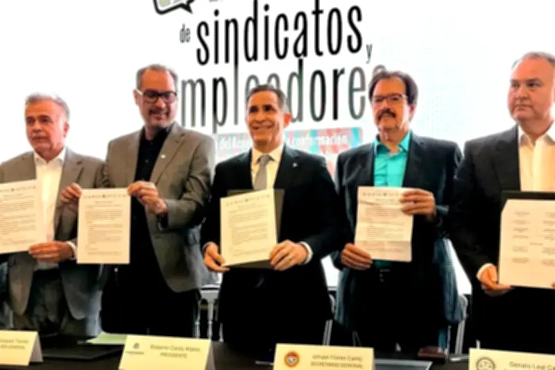 Coparmex y sindicatos pactan diálogo para impulsar el crecimiento económico nacional