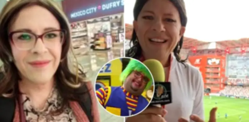 Critican a 'La Mole' por burlarse de Roxana Olarte, primera reportera trans en Liga MX