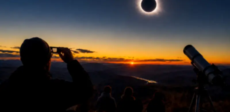 Día espejo: el truco para prepararte para un eclipse solar
