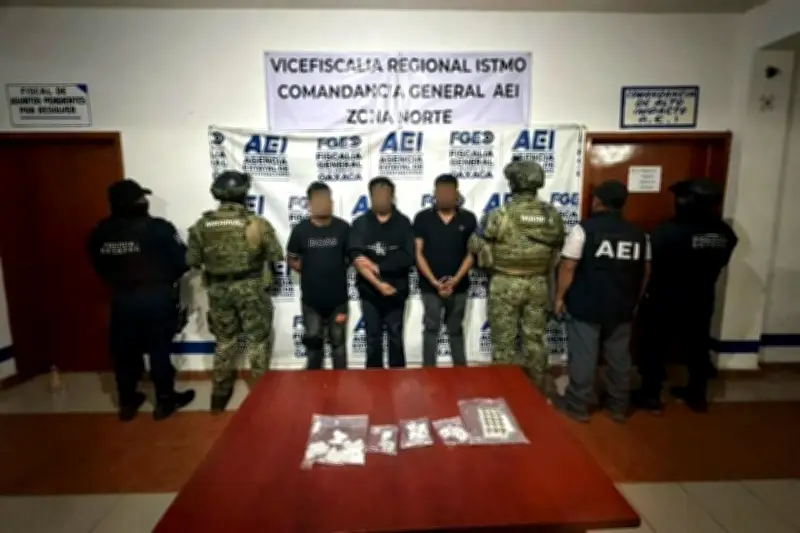 Desmantelan célula del CJNG en Oaxaca tras operativo de seguridad