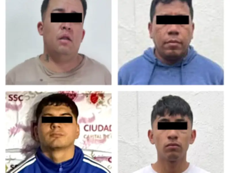 Detienen a cuatro extorsionadores en CDMX y Edomex