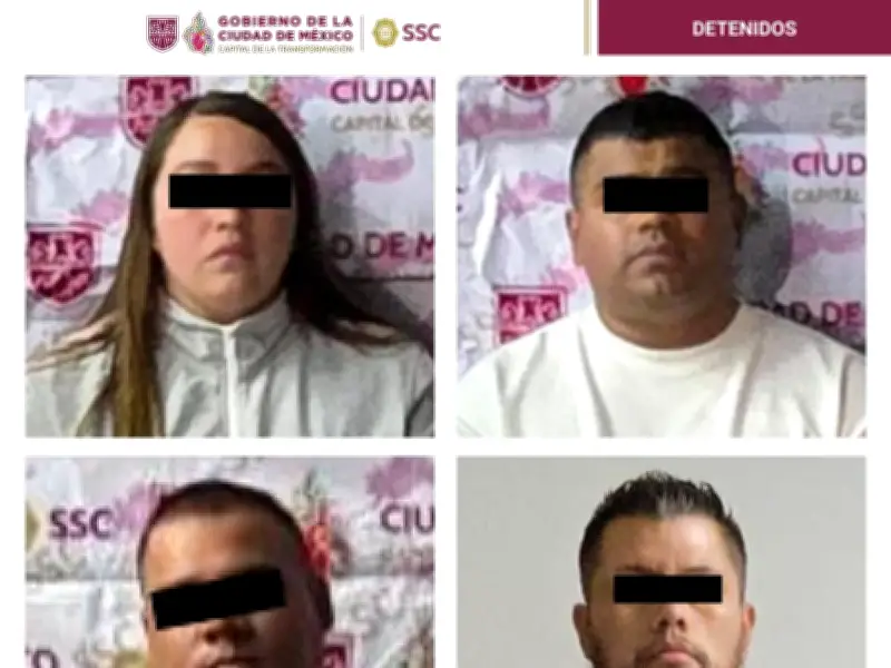 Detienen a Integrantes de 'La Unión Tepito' por Extorsión a Transportistas