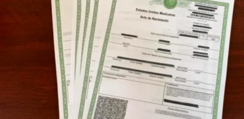 Detienen a mujer en Durango por venta de actas de nacimiento falsas en su papelería