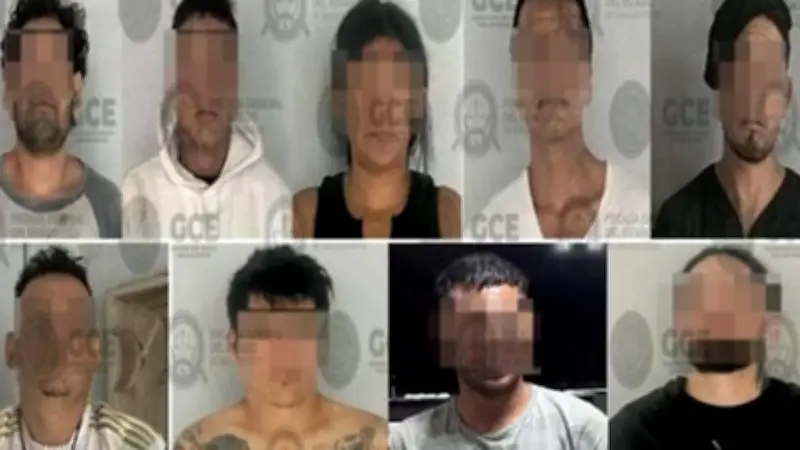 Detienen a nueve presuntos integrantes del CJNG en operativo en San Luis Potosí