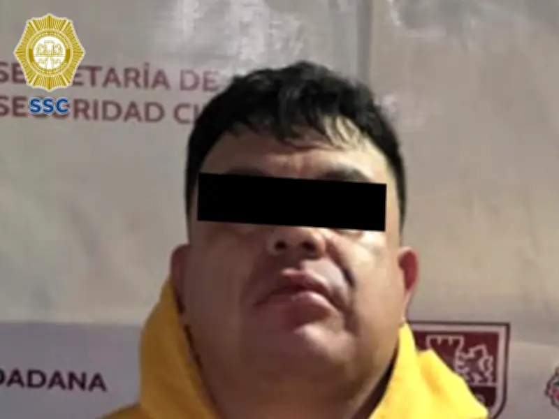 Detienen a presunto integrante de 'Los Tanzanios' con droga y arma en Iztapalapa