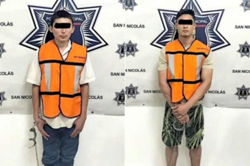 Detienen a presuntos responsables de múltiples robos en San Nicolás de los Garza