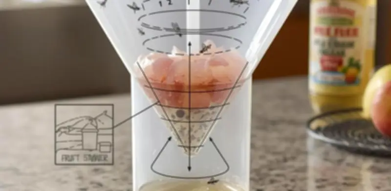 Elimina la Mosca de la Fruta Rápidamente y Evita su Reproducción en la Cocina