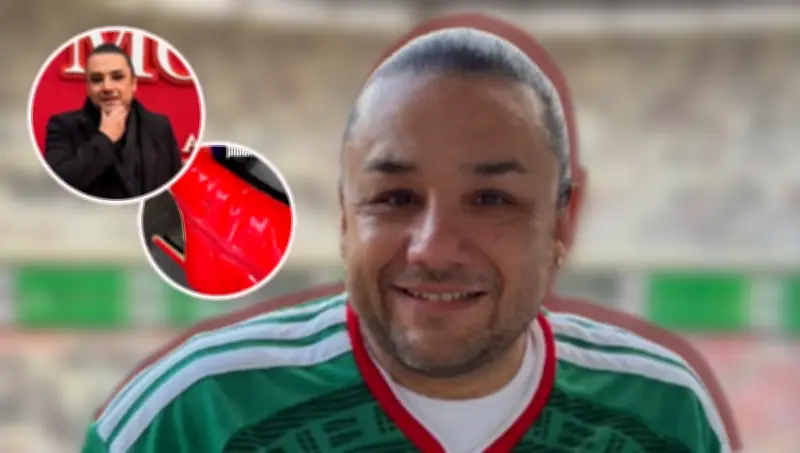 Esteban Macías responde a críticas por su atrevido look con tacones en premier de 'El diablo viste a la moda 2'