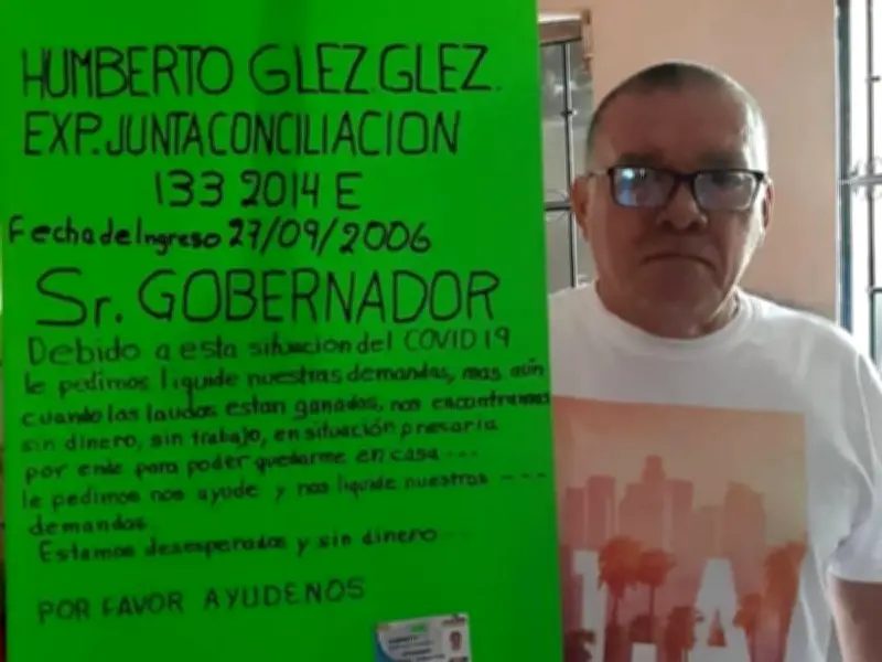 Ex trabajadores del Sistecozome protestan por pago de laudos tras casi 9 años de cierre