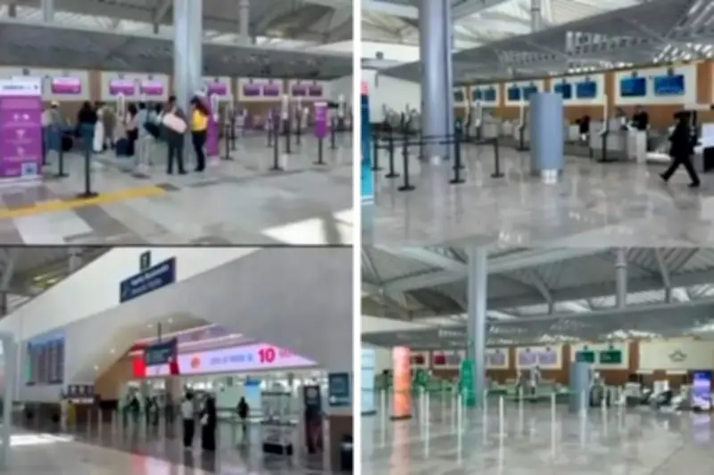 Exhiben el vacío del AIFA tras publicación de Sheinbaum sobre su uso