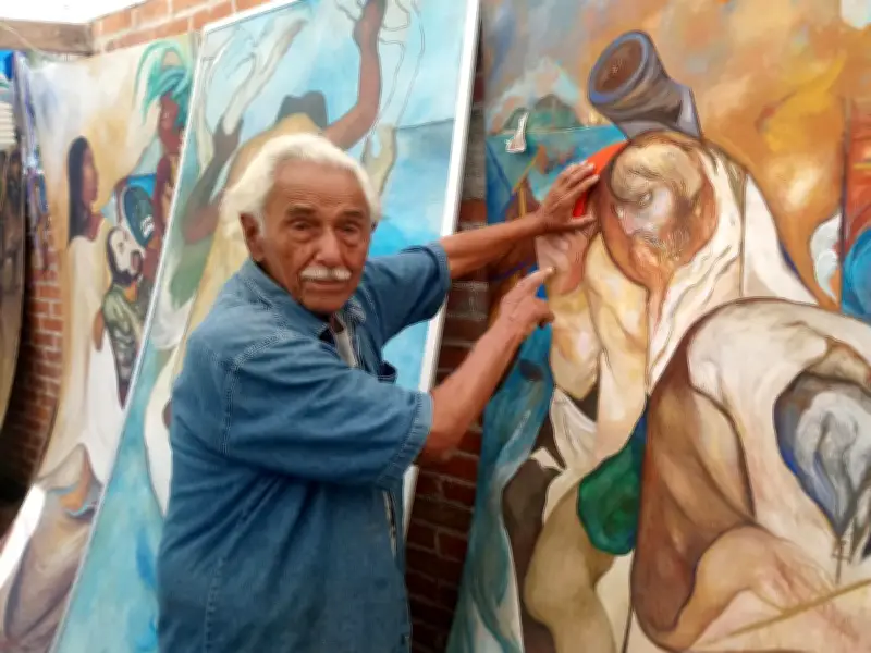 Fallece a los 99 años el muralista Melchor Peredo, discípulo de los grandes maestros mexicanos